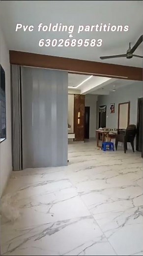 PVC folding partitions ! Folding sliding partition ! Hyderabad chennai and Bangalore ! #shorts