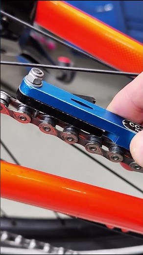 How to determine wear and chain stretch on your bicycle using a measuring tool