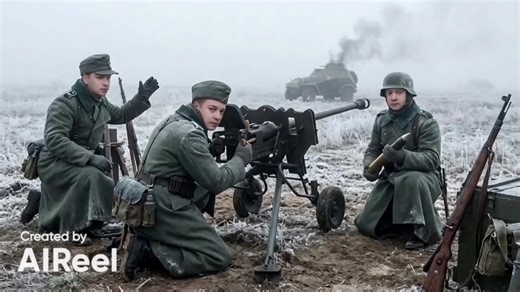 我是大德意志師 第16連(AI Creation Story) -sPzB 41 反戰車砲組射手 東線戰場，1943 年 清晨的霧還沒散，我的手已經凍得發麻。 我們的 2.8 公分 sPzB 41 被推到防線前緣，一條被履帶反覆碾壓過的泥路旁。這東西被叫作「反戰車步槍」，但沒有人真的把它當步槍看待——兩百多公斤的重量，三個人才能動它。 我蹲在砲尾，檢查閉鎖器。 砲管前細後粗，像一根被拉扯過的金屬喉管。這是工程師的傑作，也是詛咒。初速快得驚人，但壽命短得要命。 「鎢芯彈只剩六發。」 裝填手低聲說。 我點頭，沒有回答。這代表我們只有六次機會。 前方傳來履帶的聲音，不大，但規律。 不是 T-34 一整個排，是蘇聯裝甲車。 我鬆了一口氣，又立刻感到羞愧——在東線，這種想法很快就會被懲罰。 砲長用手勢示意距離。 三百公尺。 我調整方向輪，將準星壓在那輛灰綠色輪廓的正面。它在動，側傾，車體反射著微弱的冬日光線。 「開火。」 我扣下擊發。 轟——！ 不像 PaK 砲那樣沉悶，sPzB 41 的聲音更尖銳，幾乎像撕裂空氣。砲身猛烈後座，我整個肩膀撞上防盾。 命中了。 那輛蘇軍裝甲車像被釘住一樣停下，接