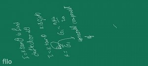 Tangent galvanometer is maximum sensitive, when its deflection ... | Filo