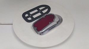 Motorcycles LED Tombstone Brake Tail Light For Harley Cafe Racer Chopper, Red Taillight with High-Low Brightness