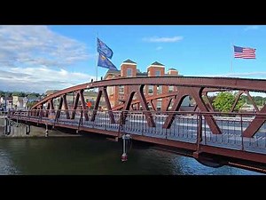 Fairport, NY Lift Bridge over the Erie Canal - The Colonial Belle passed under - FRI 8/29/2025