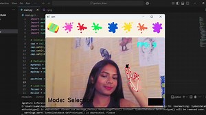 Built Gesture Controlled Air Drawing with Python, OpenCV, MediaPipe | Resham Vishwakarma posted on the topic | LinkedIn