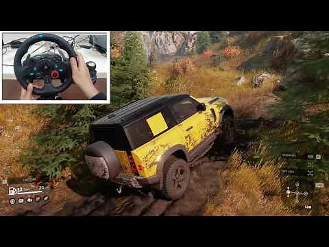 Realistic Off-Road Driving - Snowrunner - Logitech G29 + Shifter Gameplay