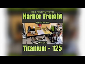 Harbor Freight Titanium 125 flux core welder, is it worth the money? product review video