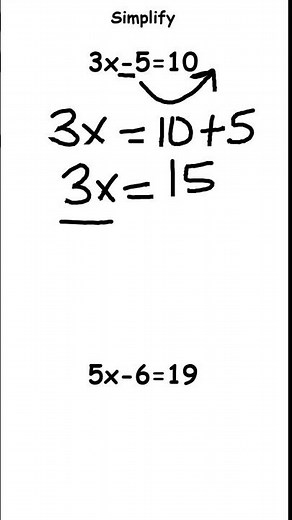 Solve Linear Equations Step-by-Step (No Tricks!) #algebra #mathhelp #linearequations