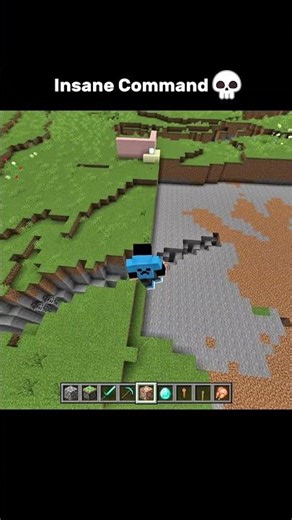 Clear Land Command 🤯💥 #minecraft #minecraftshorts