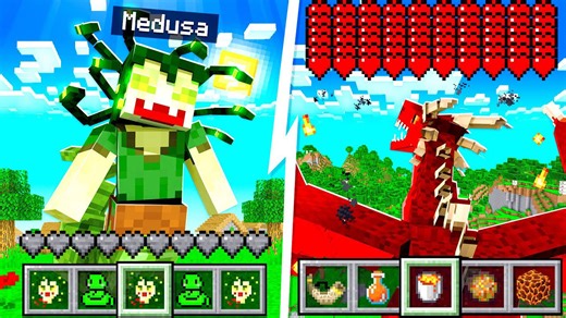 Morphing into every mythical creature in Minecraft!