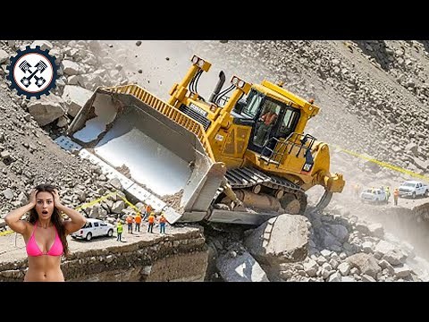 101 Jaw-Dropping Most Dangerous Bulldozer Operator Skills | Heavy Equipment Fails #135
