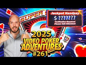 💰 Big Hand Pay on 6 Card Video Poker in the High Limit Room!