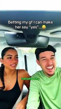 Betting My GF I Can Make Her Say "Yes" Challenge ThatBoyDrew22 ‪@ThatBoyDrew22‬ #couple #challenge
