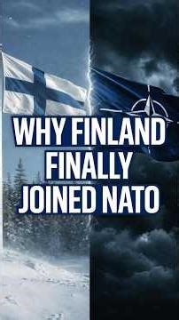 Why Finland finally joined NATO #finland #shorts #nato #russia #ukraine #geopolitics #youtubeshorts