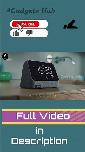 Lenovo Smart Clock Essential with Alexa Built-in #coolgadgets #gadgets #viral #short #shorts #short