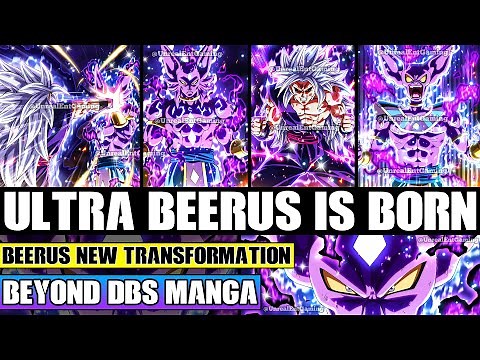 Beyond Dragon Ball Super Beerus NEW Transformation Unleashed! Ultra Beerus Is Born Against Gohan