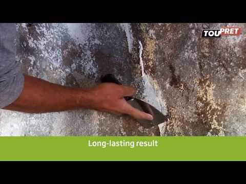 How to fill moving cracks on interior and exterior substrates with Toupret's Fill-Flex