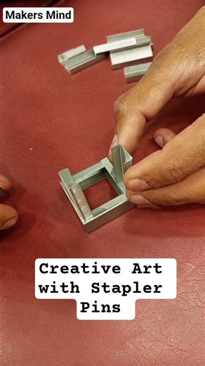 Creative Art with Stapler Pins | Simple DIY Craft #Shorts