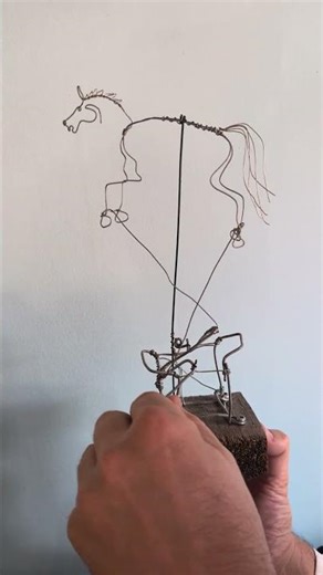Galloping horse puppet (old school)