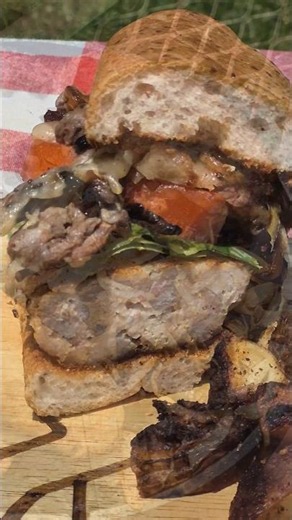 Open Fire Cowboy cooking series with rabbit and bison sandwich. #itscookingtime