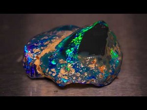 140ct Lightning Ridge Rough Opal - The Most Nerve-Wracking Cut of My Life