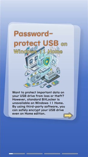 Password-protect USB on Windows 11 Home！