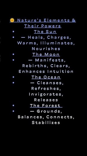 🌞 Nature's Elements & Their Hidden Powers | Earth, Water, Fire, Air & Space