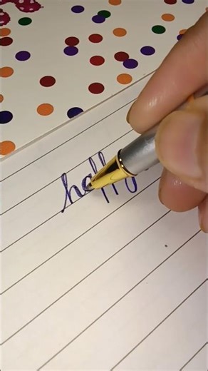 "happy"in cursive writing#shorts #handwriting#cursivewriting#handlettering#calligraphy#youtubeshorts