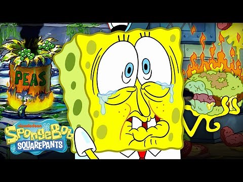 Every WRONG Way to Make a Krabby Patty! 🍔 | SpongeBob