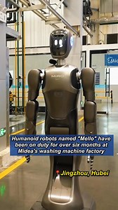 Your washing machine👔 might be made by a robot🤖! At Midea's washing machine factory in Jingzhou, Hubei, humanoid robots named "Mello" have been on duty for over six months. Under the unified scheduling of the factory, they can move freely between equipment, steadily carry 9-kilogram rear drums of washing machines, and accurately complete tasks such as quality inspection, equipment checks, and sheet metal feeding.😺👍 | Discover Hubei
