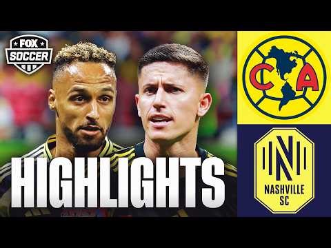 Nashville SC vs. Club América CONCACAF Champions Cup Highlights ⚽️ FOX Soccer