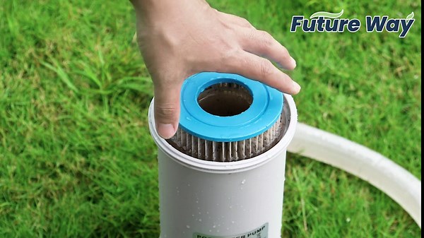 Future Way 4 Pack Type H Pool Filter Cartridge Replacement for Intex 330 GPH Filter Pump for Above Ground Pools, Replace Type H, 29007E