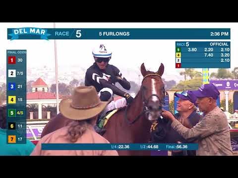 Bacio wins race 5 at Del Mar 11/2/25