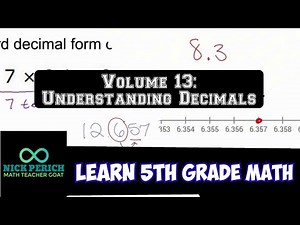 Learn 5th Grade Math Volume 13: Understanding Decimals