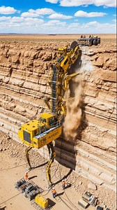 Would you want to operate this monster for a day? #HeavyMachines #FutureOfConstruction #EngineeringMarvel #YellowMachine #MegaExcavator #ConstructionTech #IndustrialDesign #MachineLovers #BigMachines #FuturisticTech #AmazingMachines #BuildTheFuture | Amazify