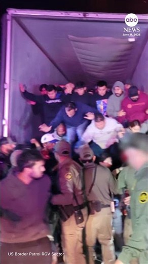 39 migrants were rescued from a burning tractor-trailer at the Falfurrias Border Patrol checkpoint