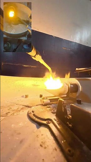 How to cast metal using G-FORCE! 🌪️🔥This is centrifugal casting. #science #howitsmade #shorts