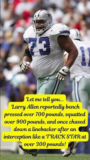 The STRONGEST NFL Player EVER! Larry Allen Was NOT Human!