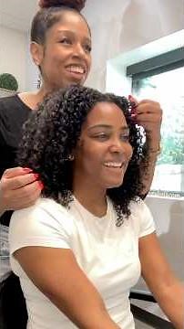 Curly cut + washngo! 😍💇🏽‍♀️