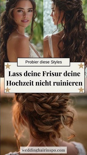 Einfache & elegante Brautfrisur 💍 Dieser Look hält den ganzen Tag
