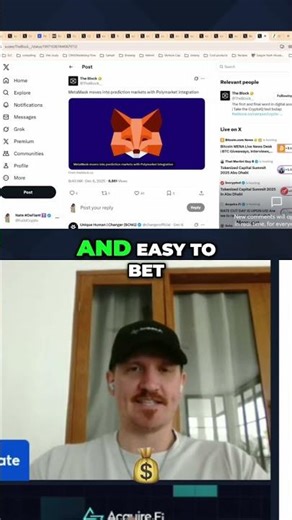 MetaMask Integrates PolyMarket: Bet Directly in App! #shorts