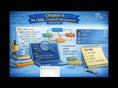 PL/SQL Tutorial 6 | Control Structures (Hands-on)
