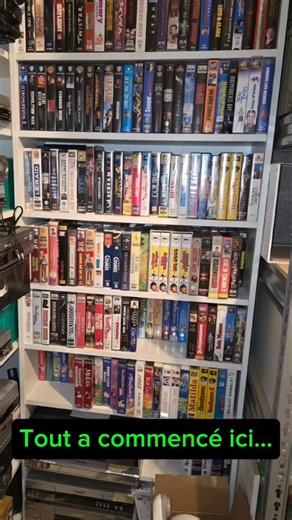L’évolution de ma collection VHS 📼 #shorts #vhs #collection