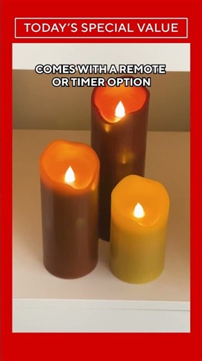 QVC Today’s Special Value | Create a Cozy Environment w/ Radiant Motion Flameless Candles
