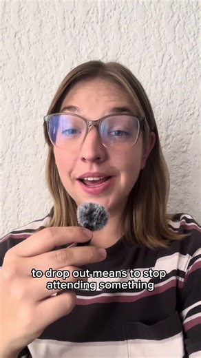 What Does Drop Out Mean?