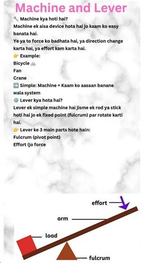 Simple Machines & Levers Full Concept 🚀 | RRB ALP / RRB NTPC #shorts #rrbalp