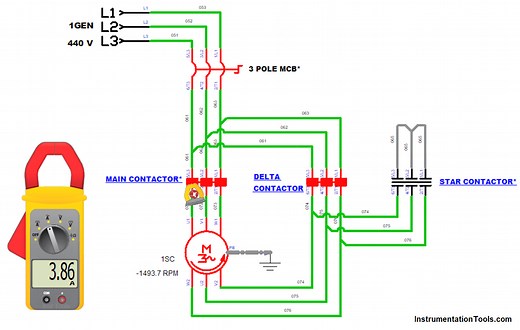 Star Delta Starter - Working, Circuit, Advantages, Disadvantages