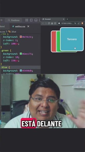 Cómo funciona Z-index #proyectosweb #programacion #css #tutoriales #jlmproyectosweb