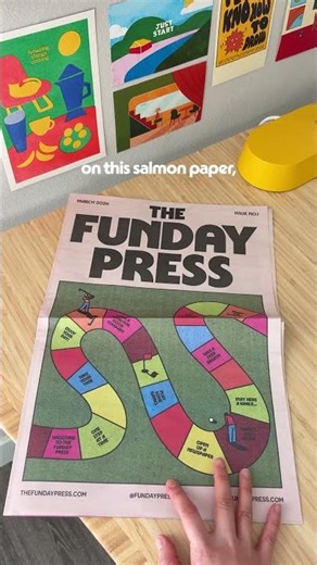 creating a newspaper of games for less screen time!!! #designprocess