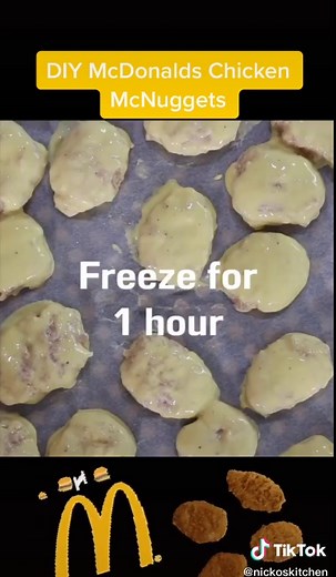 McDonalds Chicken McNuggets Recipe! #fastfood #food #recipe #easyrecipe #foryourpage #foruyou #foryoupage #mcdonalds #mcdonaldschallenge #mcnuggetear
