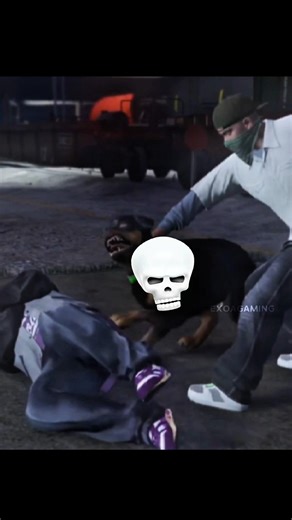 Chop's Craziest Moment in GTA #gta5 #gtashorts #viral