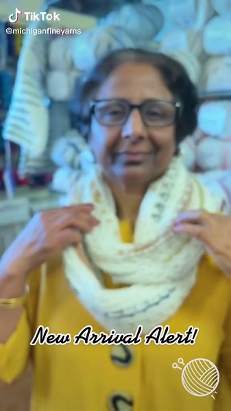 Looking for a great, one-skein project? @BerrocoYarn Dash is a Bulky weight Merino Wool/Nylon blend that has a whopping 230 yards per 100g ball. The cowl pattern that Swaran is modeling plays up the dashes of color set on a neutral base to create a classy but fun accessory that is a joy to wear! The fluffy chainette yarn provides trendy volume without the weight! Berroco: Dash 92% Extrafine Merino Wool, 8% Nylon | Bulky Weight | 230 yards Care: Hand wash, cool water, lay flat to dry. #Berroco #B